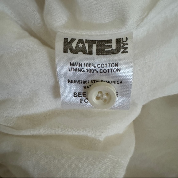 Katie J NYC White Monica Dress size medium - Picture 7 of 8